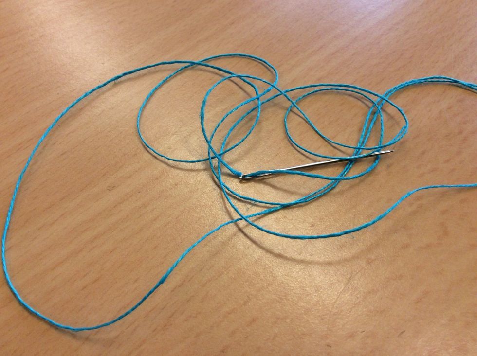 Klipp 1 meter av tr\u00e5den.