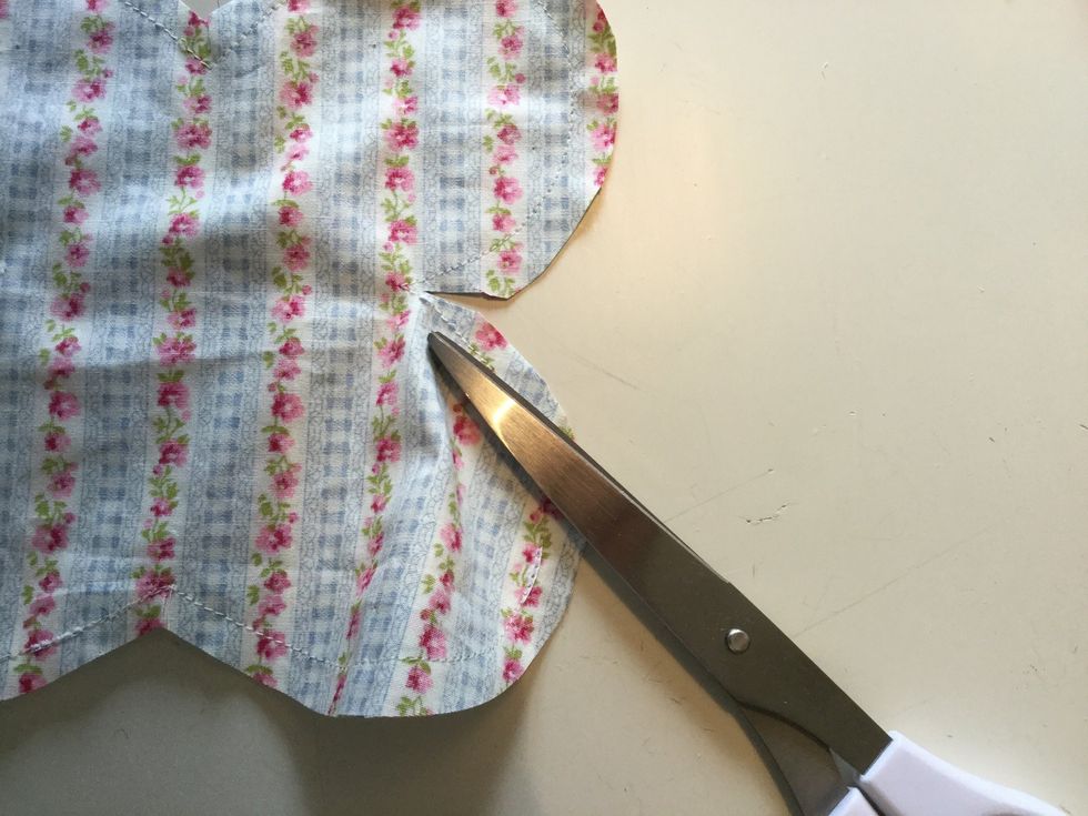Klipp hack vid vingarna.