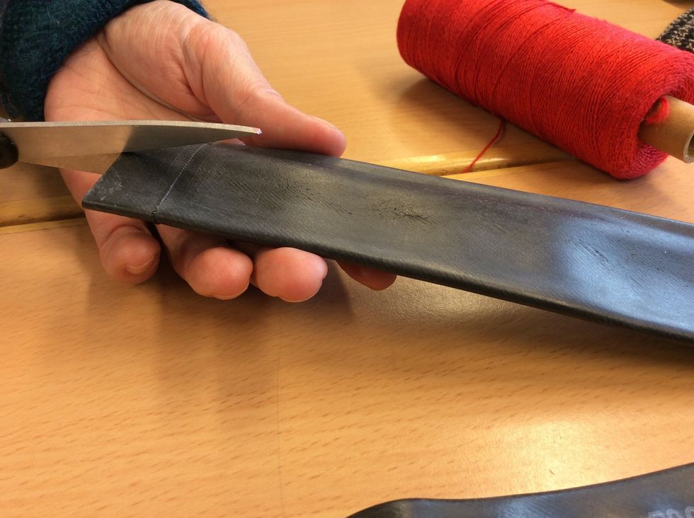 Klipp is\u00e4r cykelslangen p\u00e5 l\u00e4ngden.