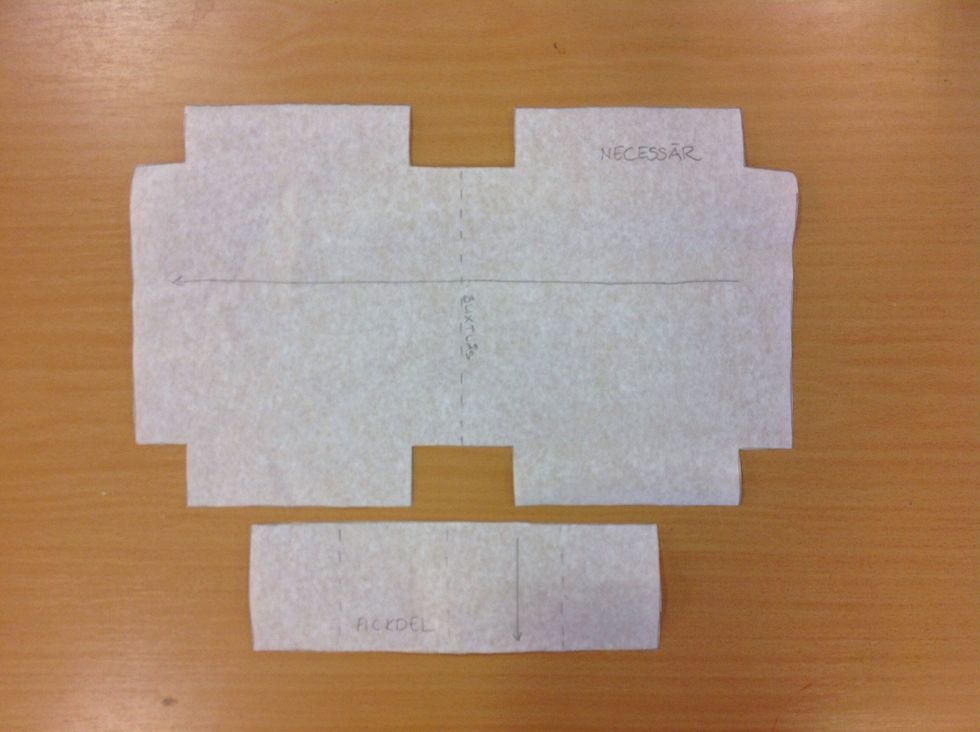 Klipp ut b\u00e5da m\u00f6nsterdelarna.