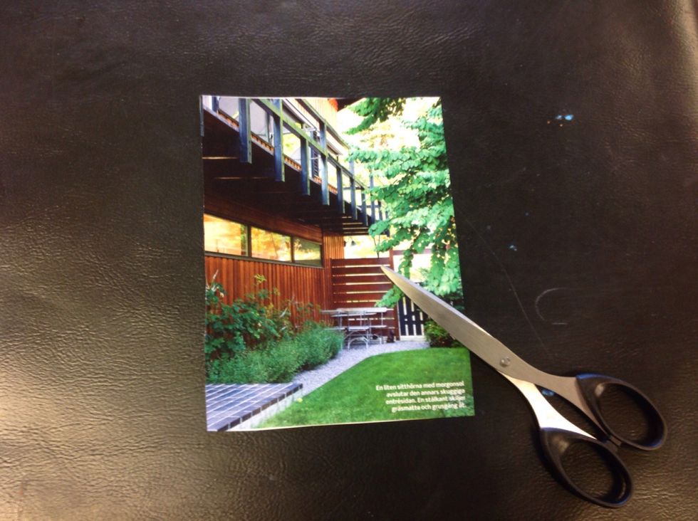 Klipp ut en bild fr\u00e5n tidningen.