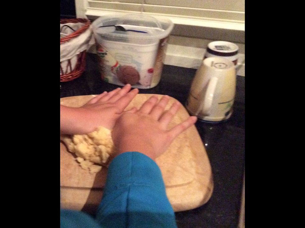 Knead it a little