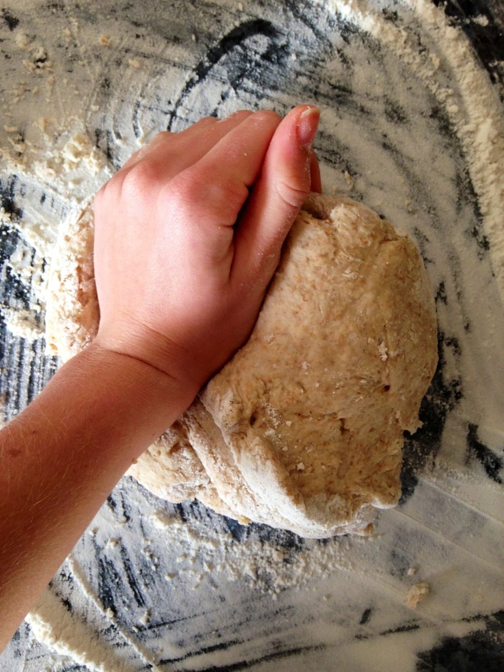 Knead the Dough till its Nice and smooth.