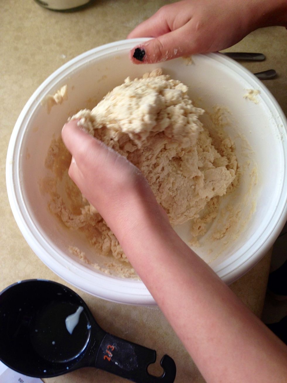 Knead the dough