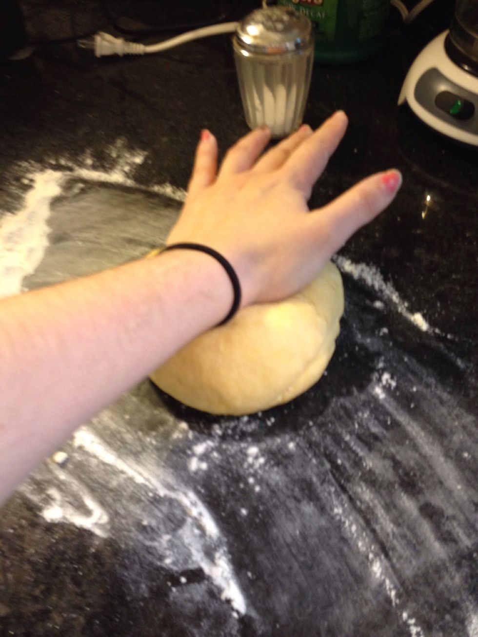 Knead the dough