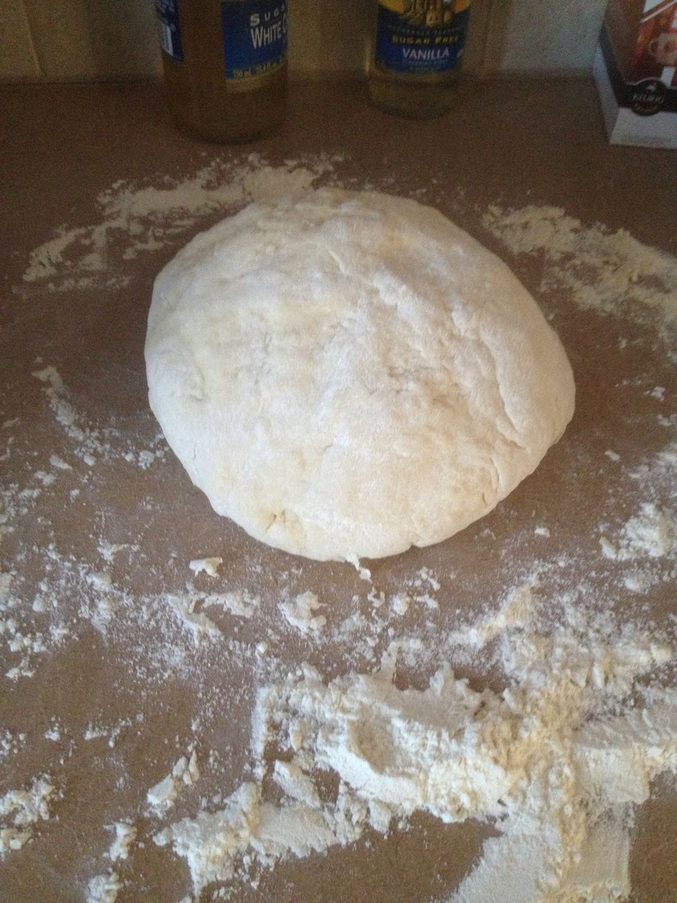 Knead until smooth and place in oiled bowl to rise