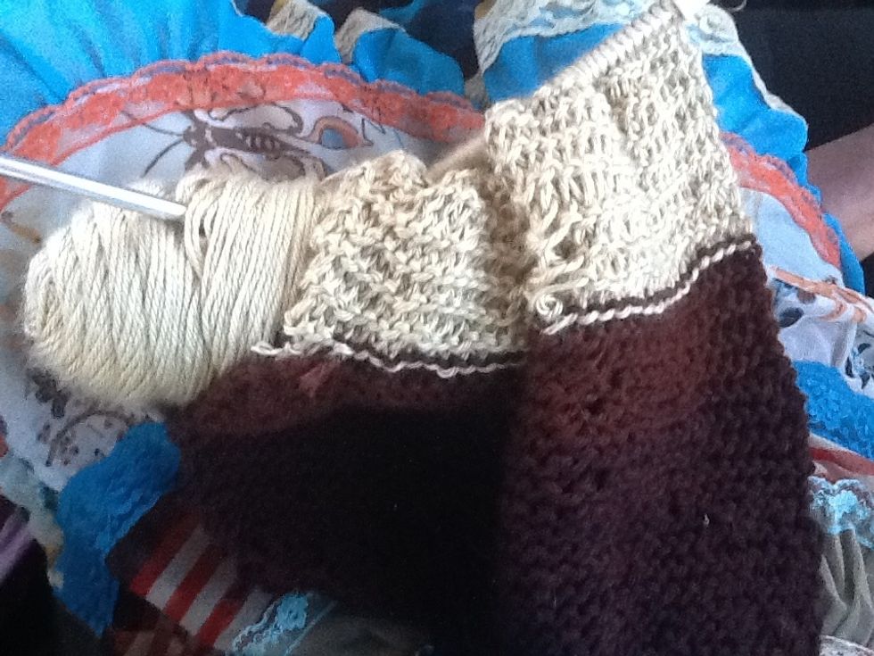 Knit, sew, finger knit. Basically just do something with your hands to keep you busy.
