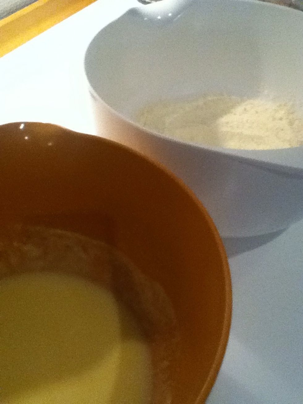 Know you can mix the wet and dry ingredient together with a spoon.