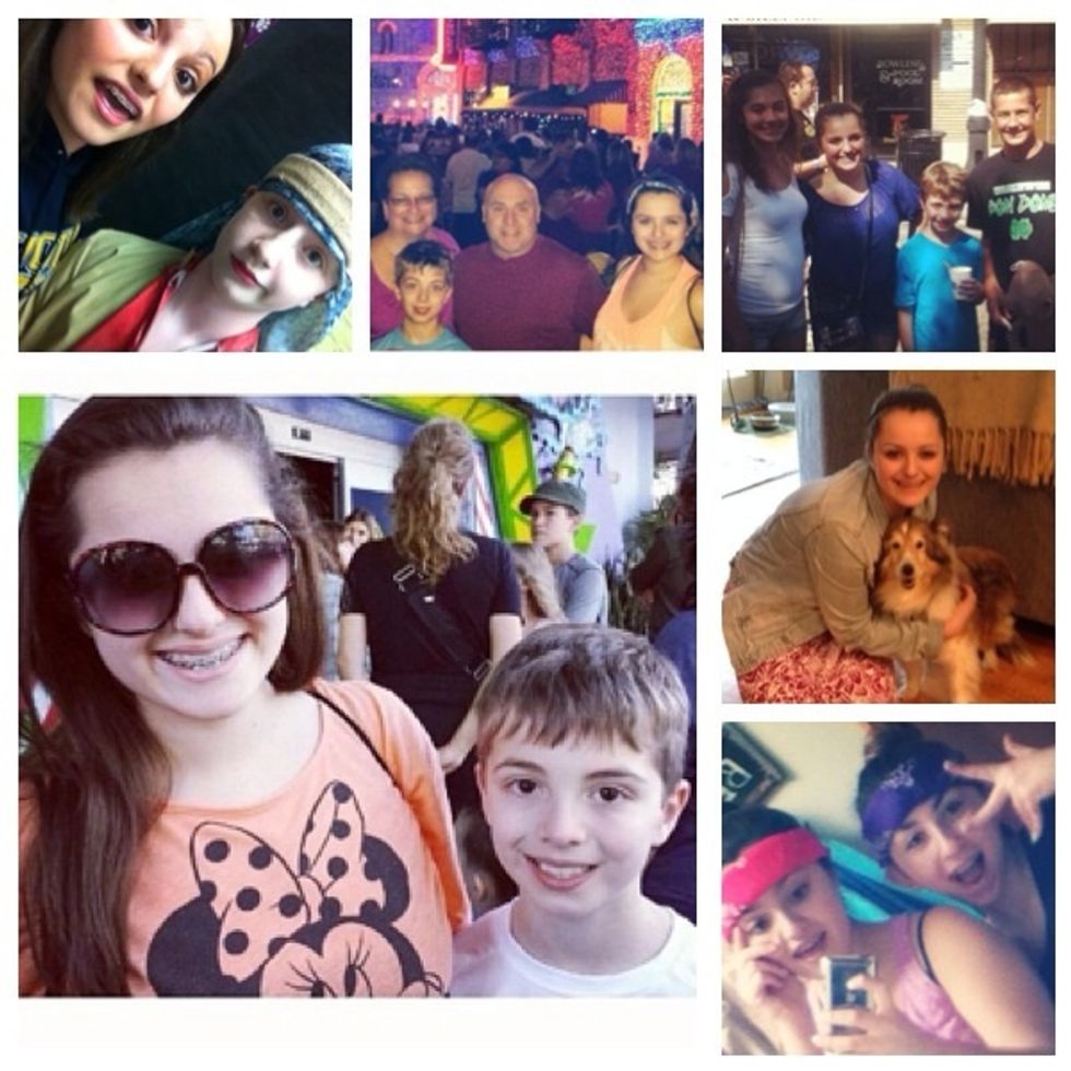 Knowing I have support from the people that have been in my life FOREVER gives me confidence.