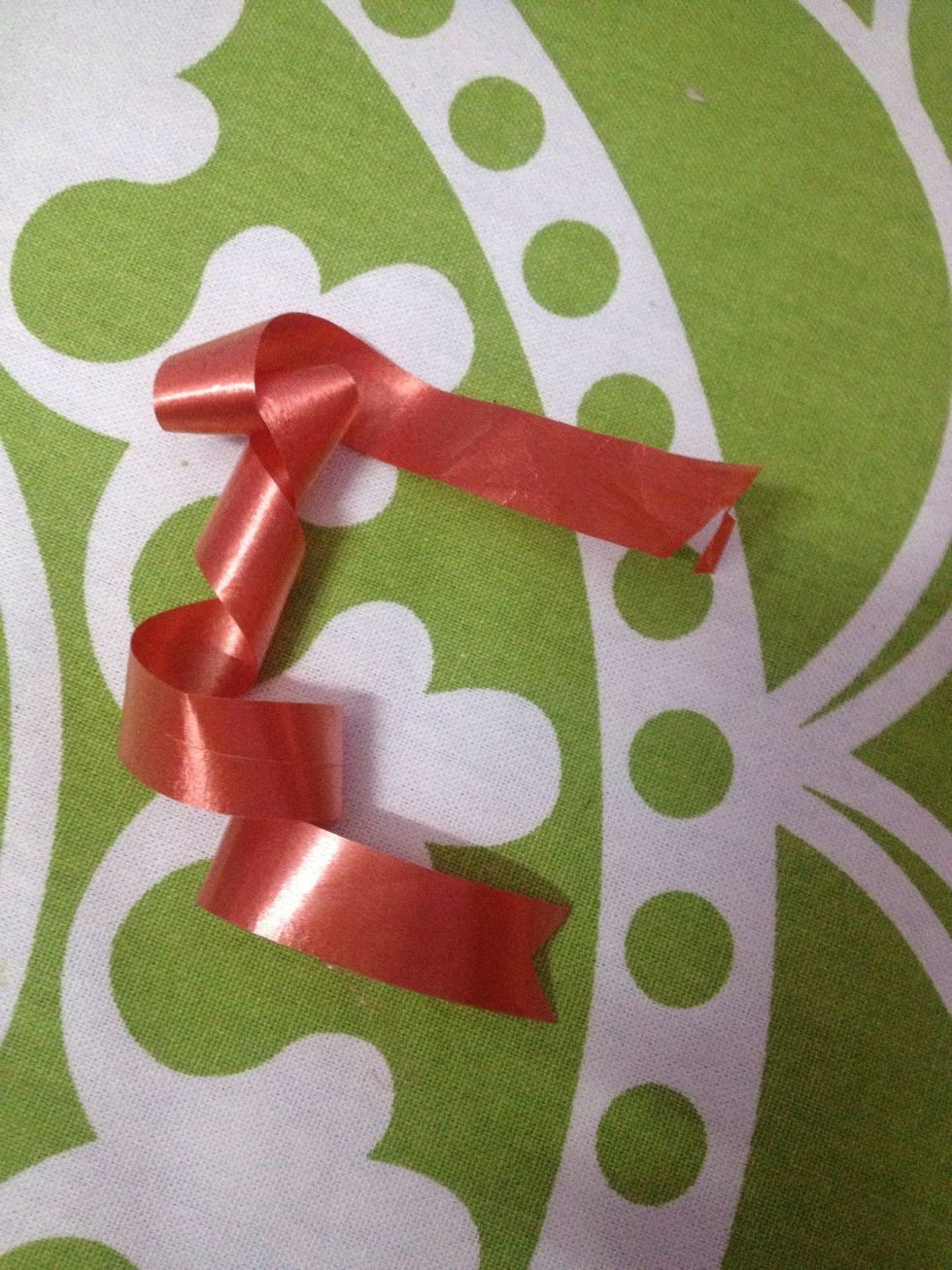 Knw take ribbon to cover the bottle cap