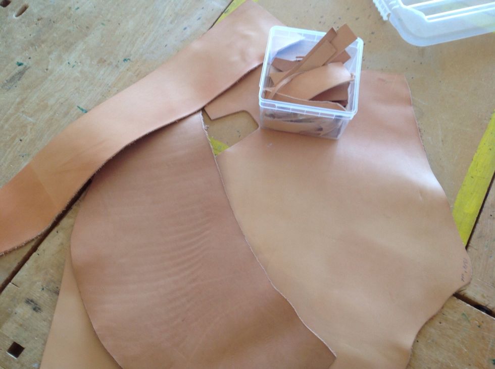 L\u00e4der och skinn finns i olika tjocklekar och kvaliteter.