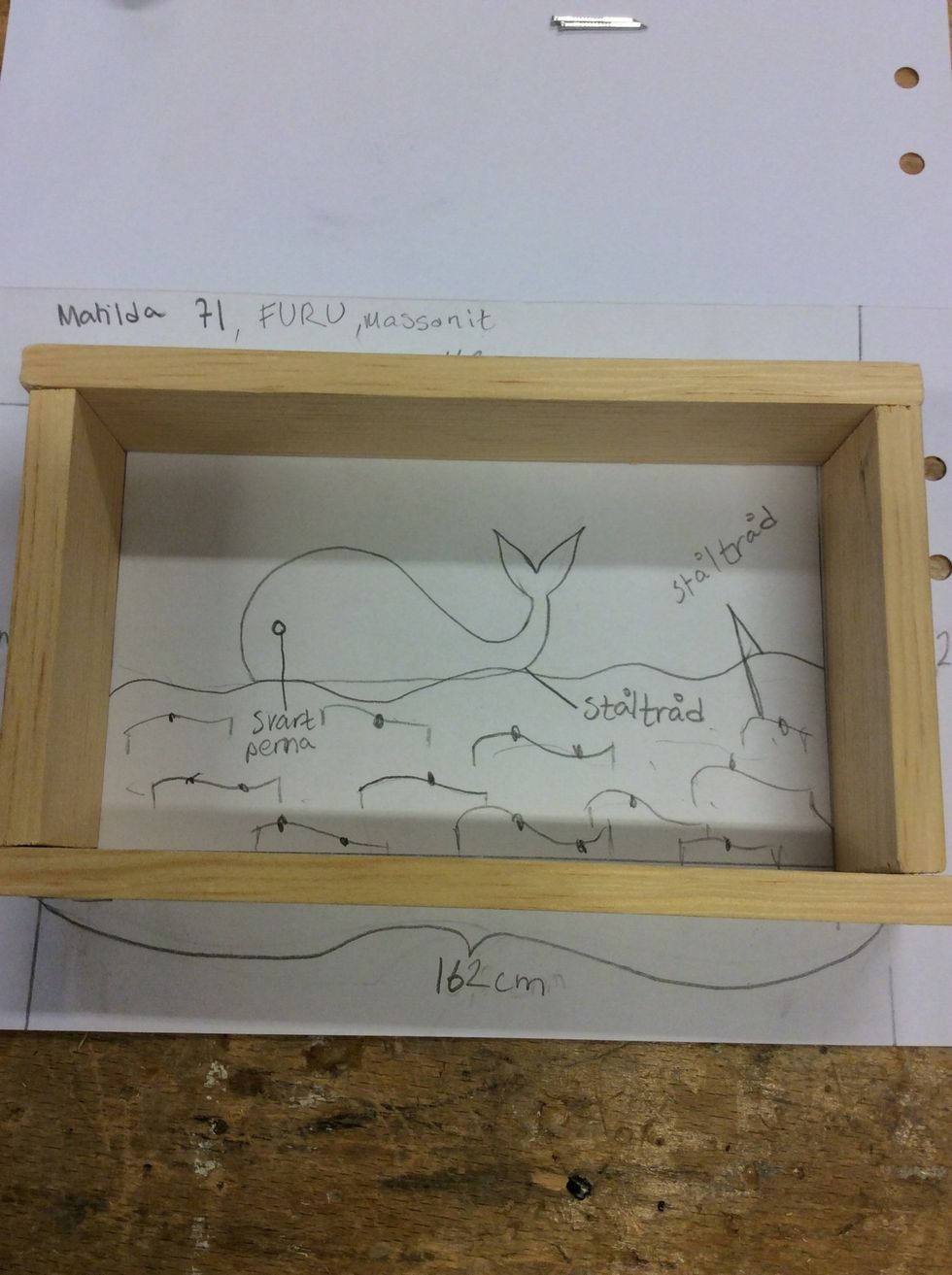 L\u00e4gg dina bitar p\u00e5 din ritning f\u00f6r att kolla att du s\u00e5gat r\u00e4tt.