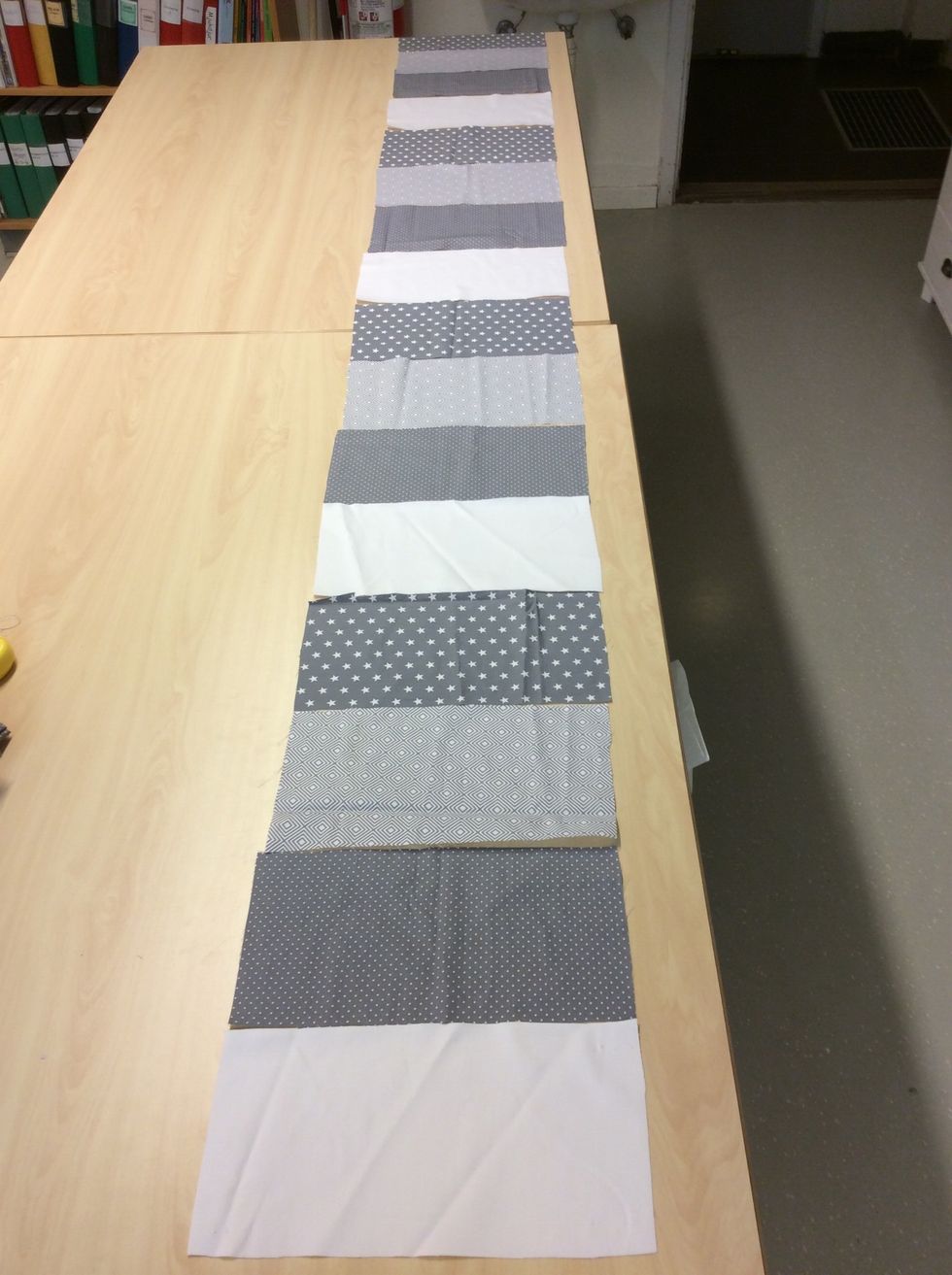 L\u00e4gg ut alla delar i den ordning du vill ha dem.