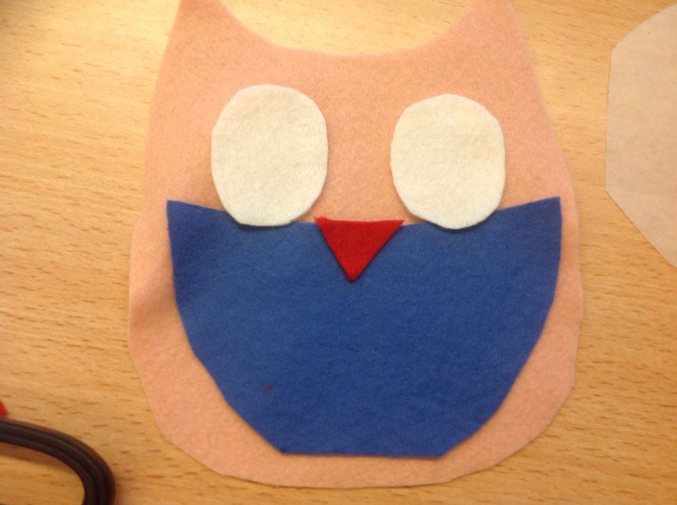 L\u00e4gg ut alla delar p\u00e5 filtisen.