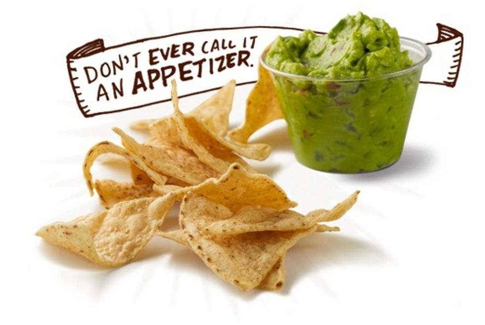 La comida de guacamole es ruiq\u00edsima.