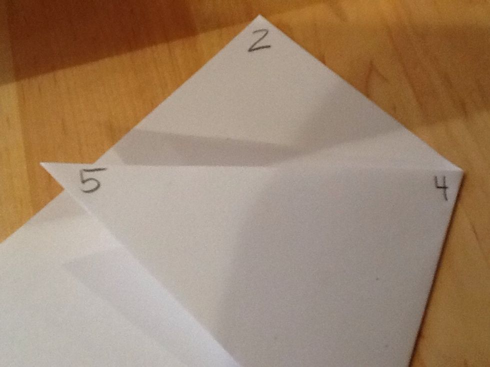 Label the new points 4 and 5.