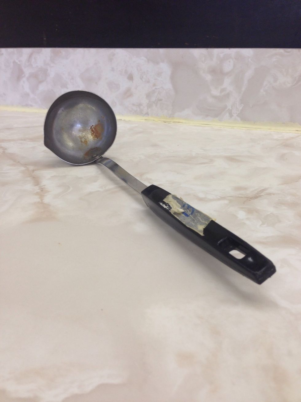 Ladle  Used for serving soup I can use this when I make soup