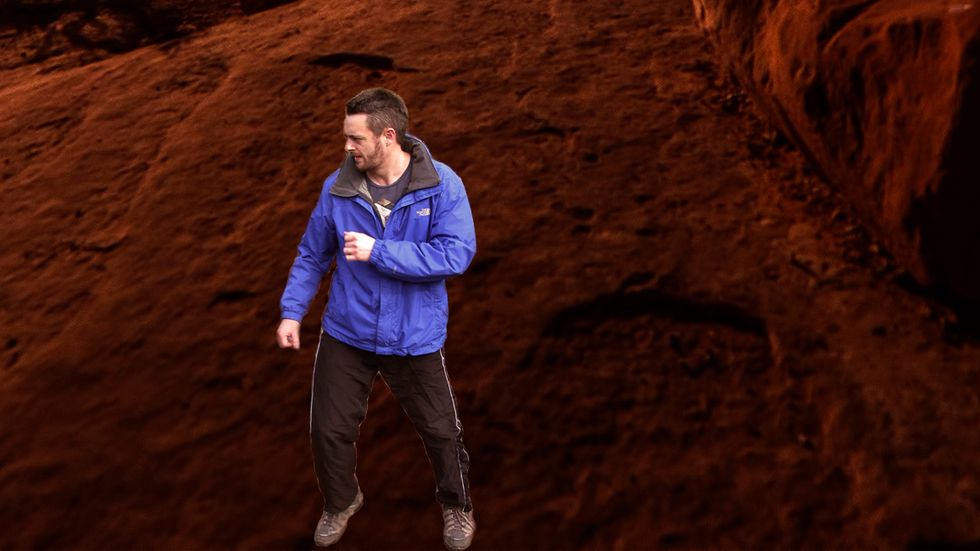 Land forwards neatly with control ready for the next movement.