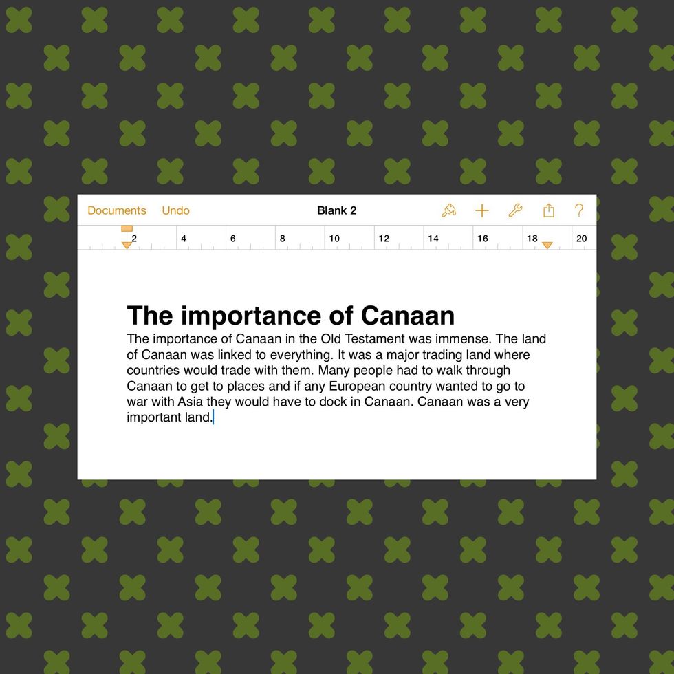 Land of canaan