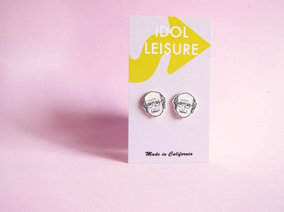 Larry David Curb Your Enthusiasm Earrings