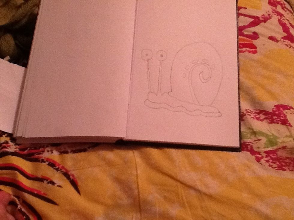 Last, add two circles at the beginning. Then two wide ovals and one circle at the end. You should have a total of 5.