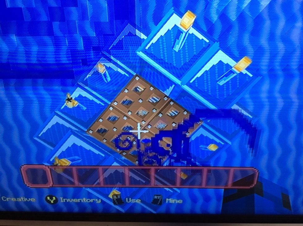 Last but not least add the ladders,trapdoors,the floor and the decorations