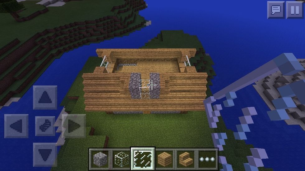 Last layer continue with the roof however you like it it's your choice not mine do whatever