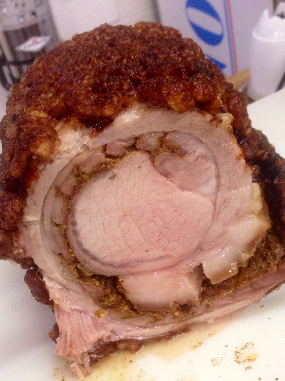 Last step, set the Hydrovection to dry heat 400F and open the vent. Increase fan speed to turbo and set core probe temp to 140. Let rest for 10 mins, slice and serve! So much flavor, soooo good! Enjoy