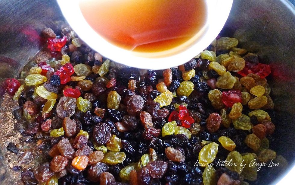Lastly add the rum.