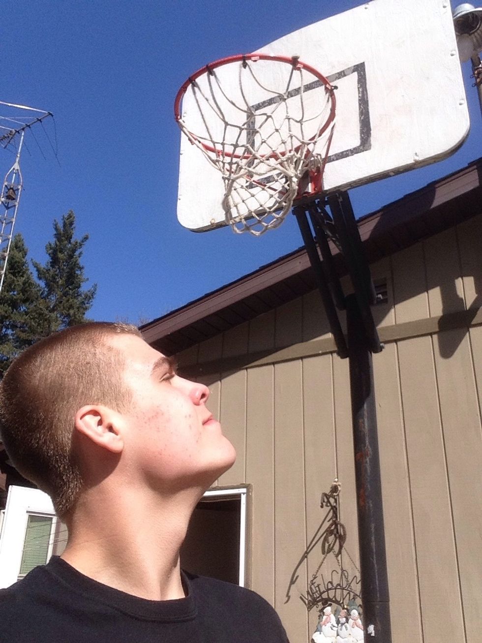 Lastly, before you attempt to dunk is to find a basketball hoop.