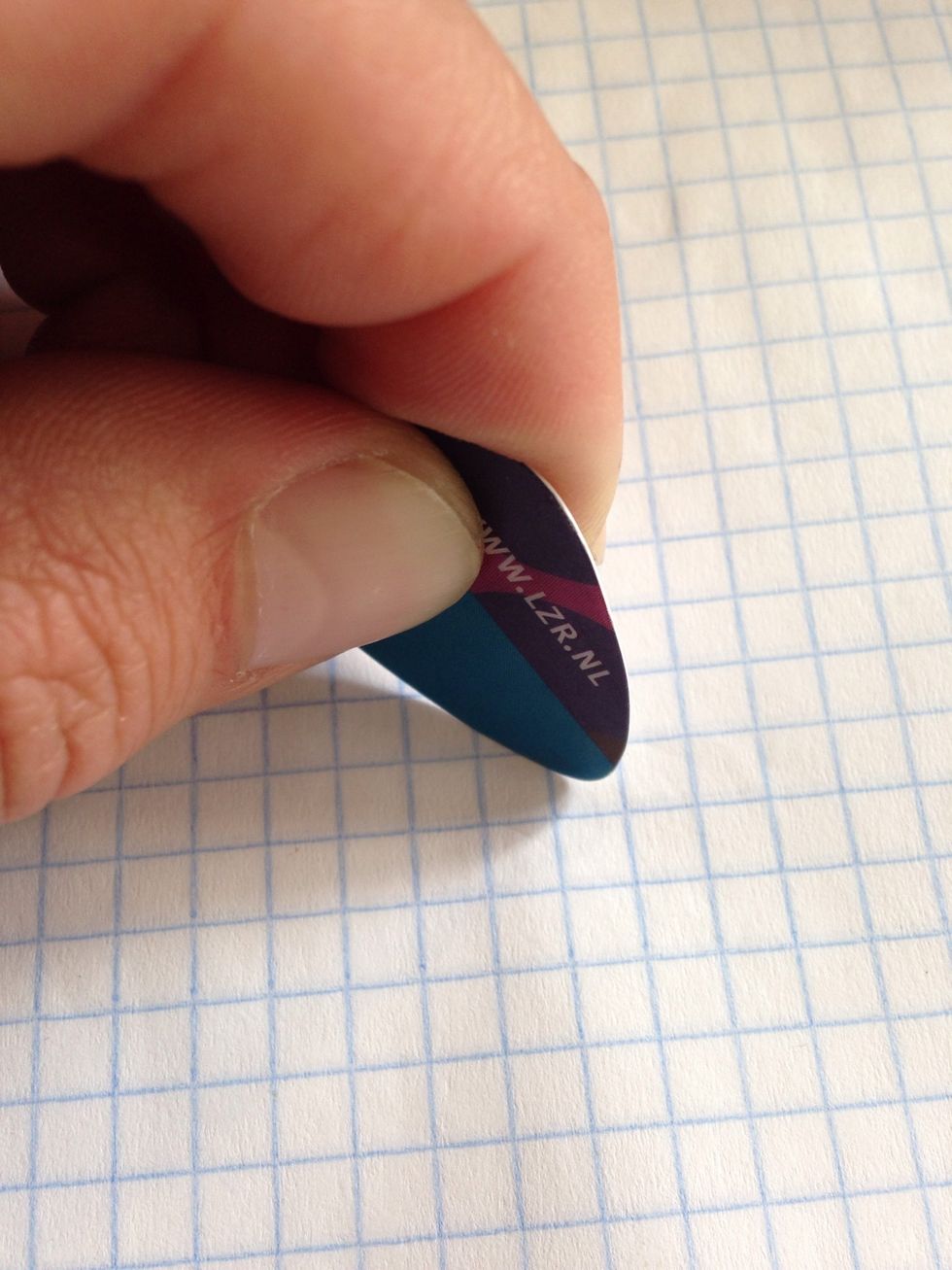 Lastly, polish the edge by rubbing it on a paper sheet. You may also rub it on a cloth, like your jeans, so you get a smoother finish.