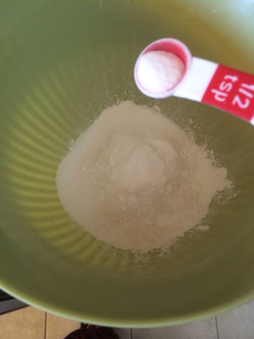 lastly the salt.