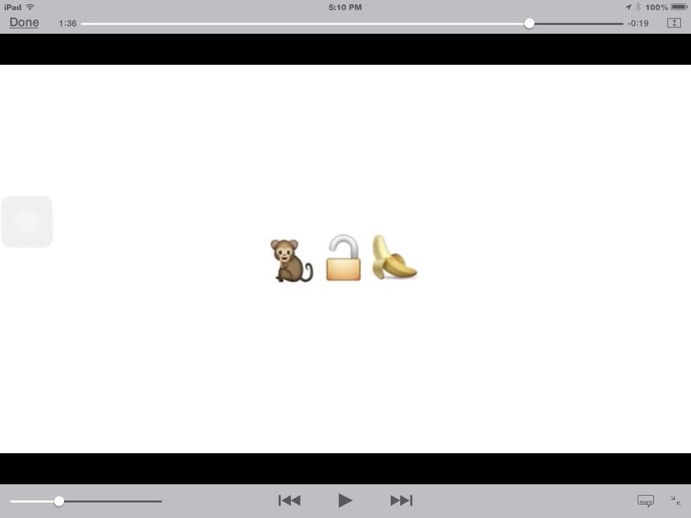 Lastly, this is how to 'unlock' a banana like a chimp.