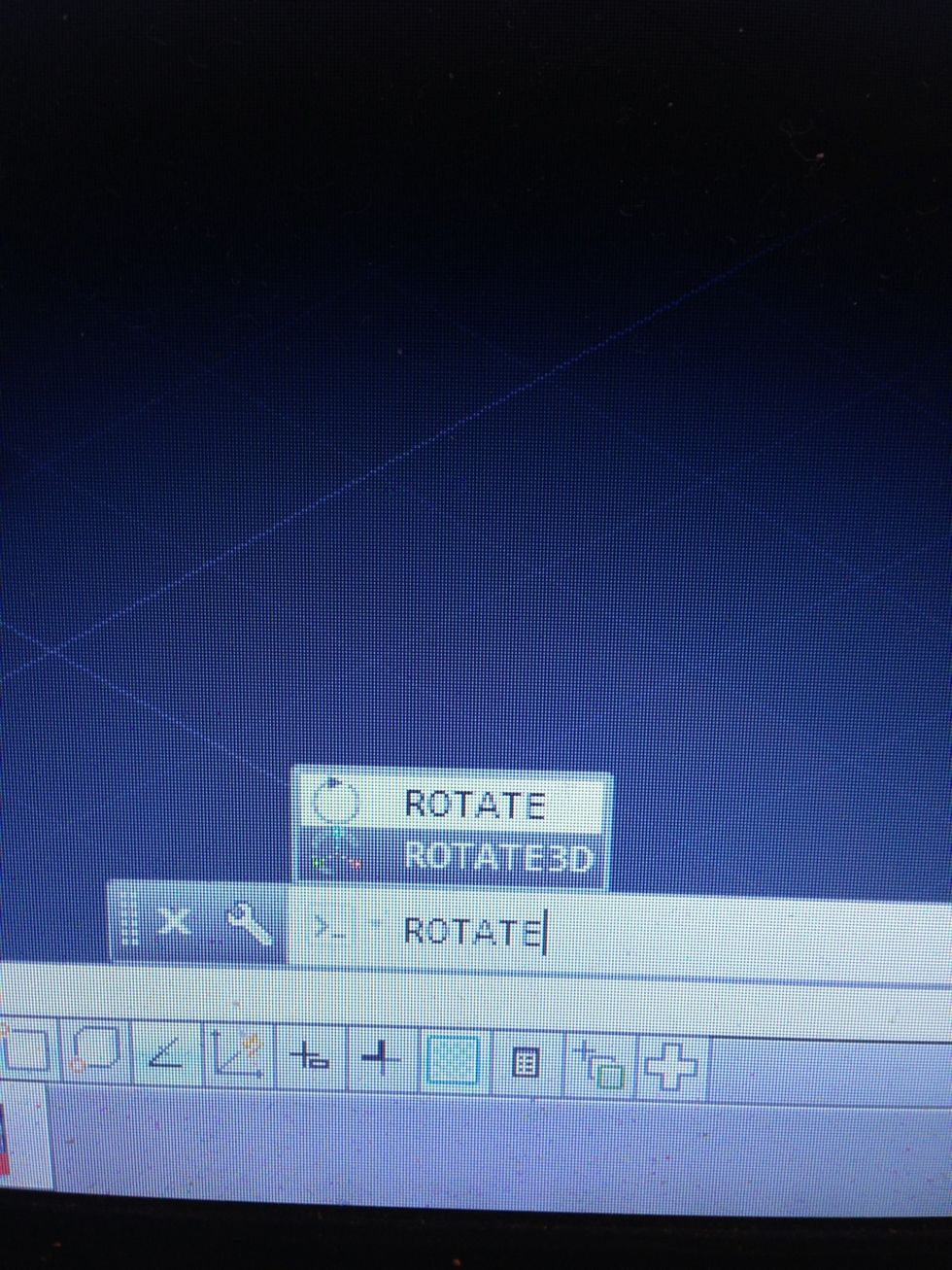 Lastly, when you want to rotate, keep in mind there are 2 types. ROTATE which works in 2D and ROTATE3D which as the name suggests works in 3D