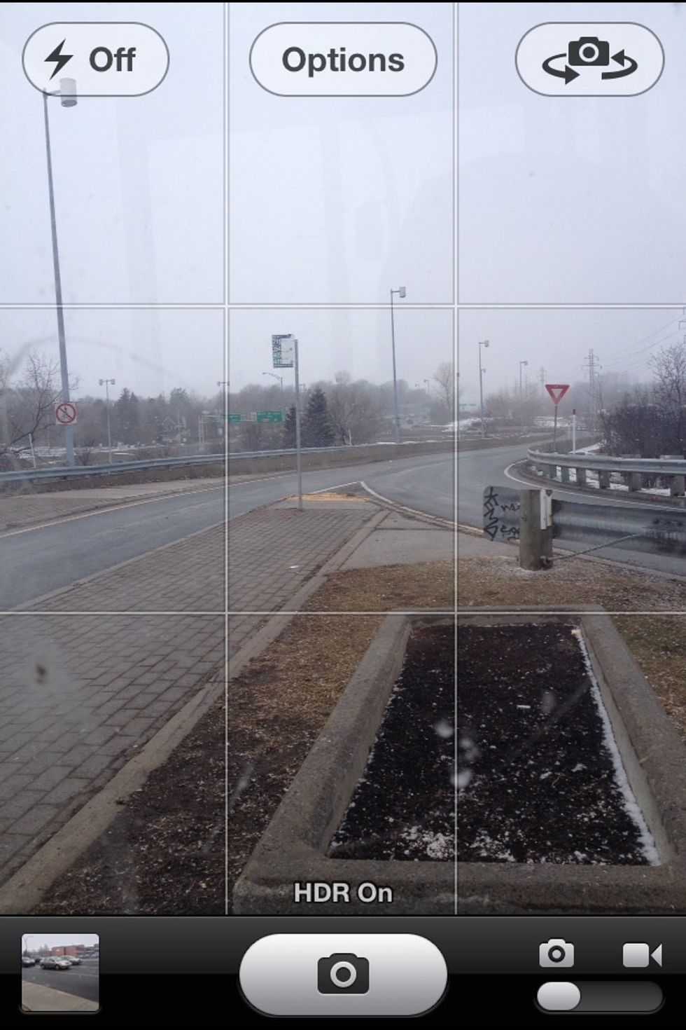 Launch the Camera App.