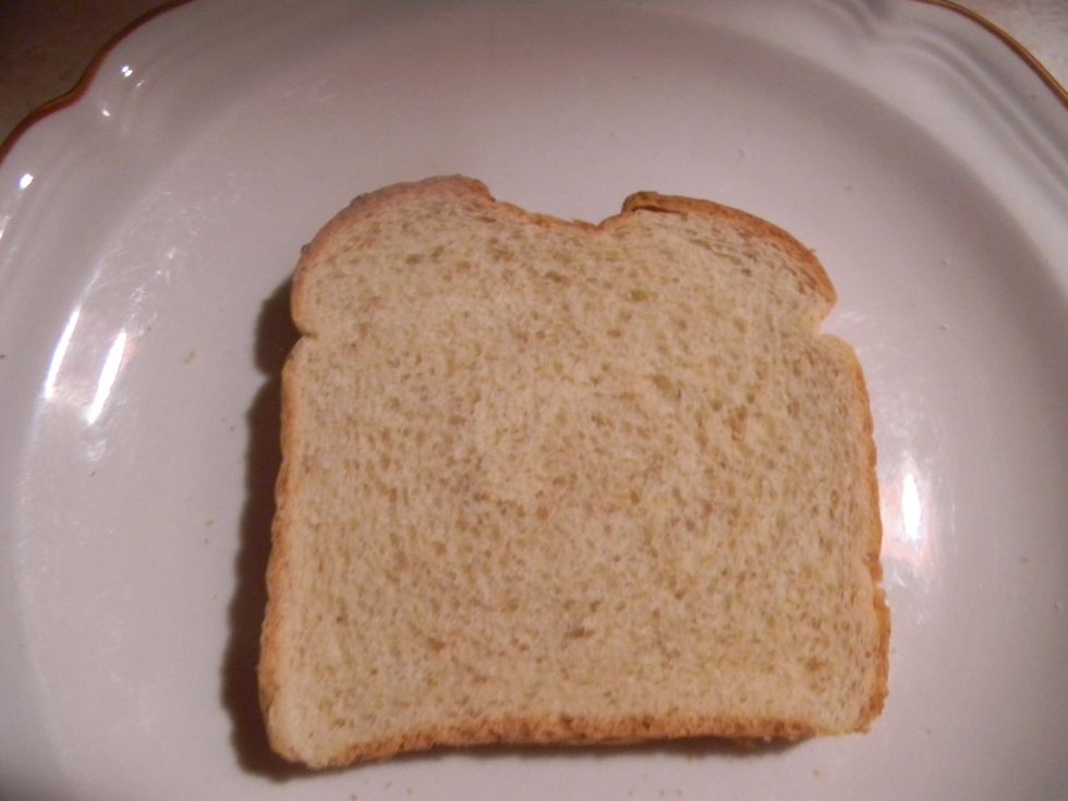 Lay bread on counter or plate.