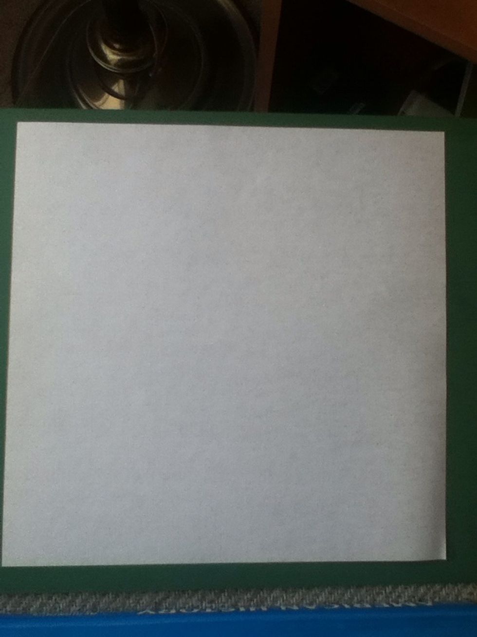 lay colored side down