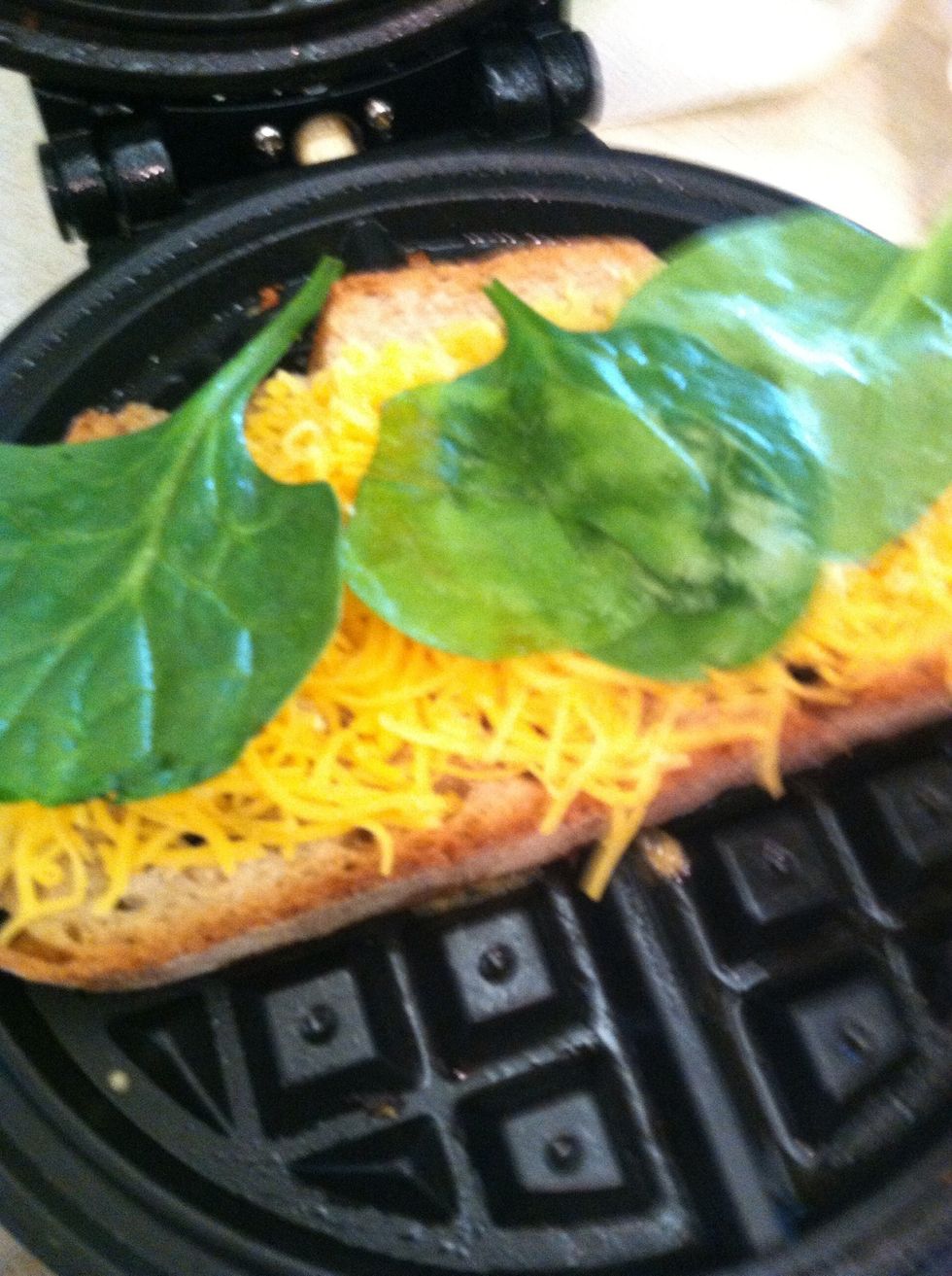 Lay down that buttered slice of bread and cheese and spinach!