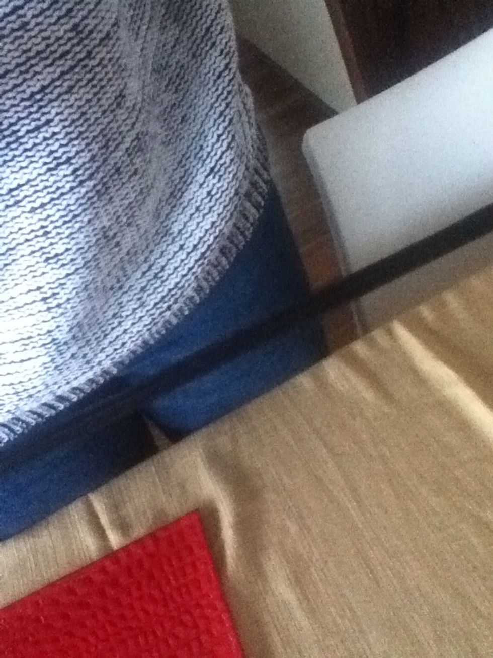 Lay one on top of the other