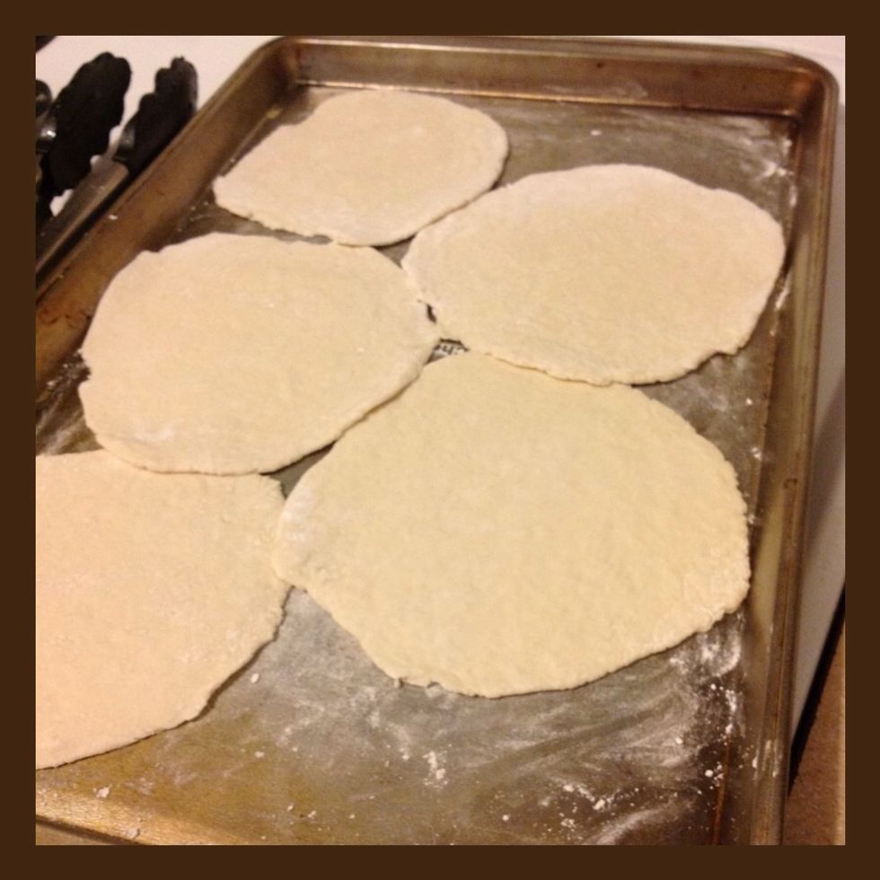 Lay onto sheet and cover. Let rise for 30 minutes.