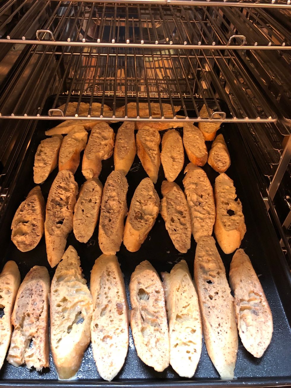 Lay out on a greased tray