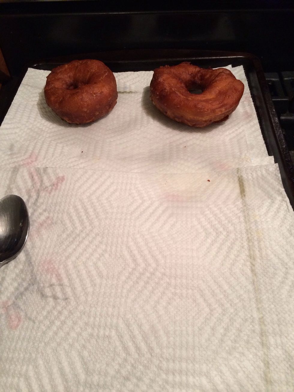 Lay out on paper towel lined pan.