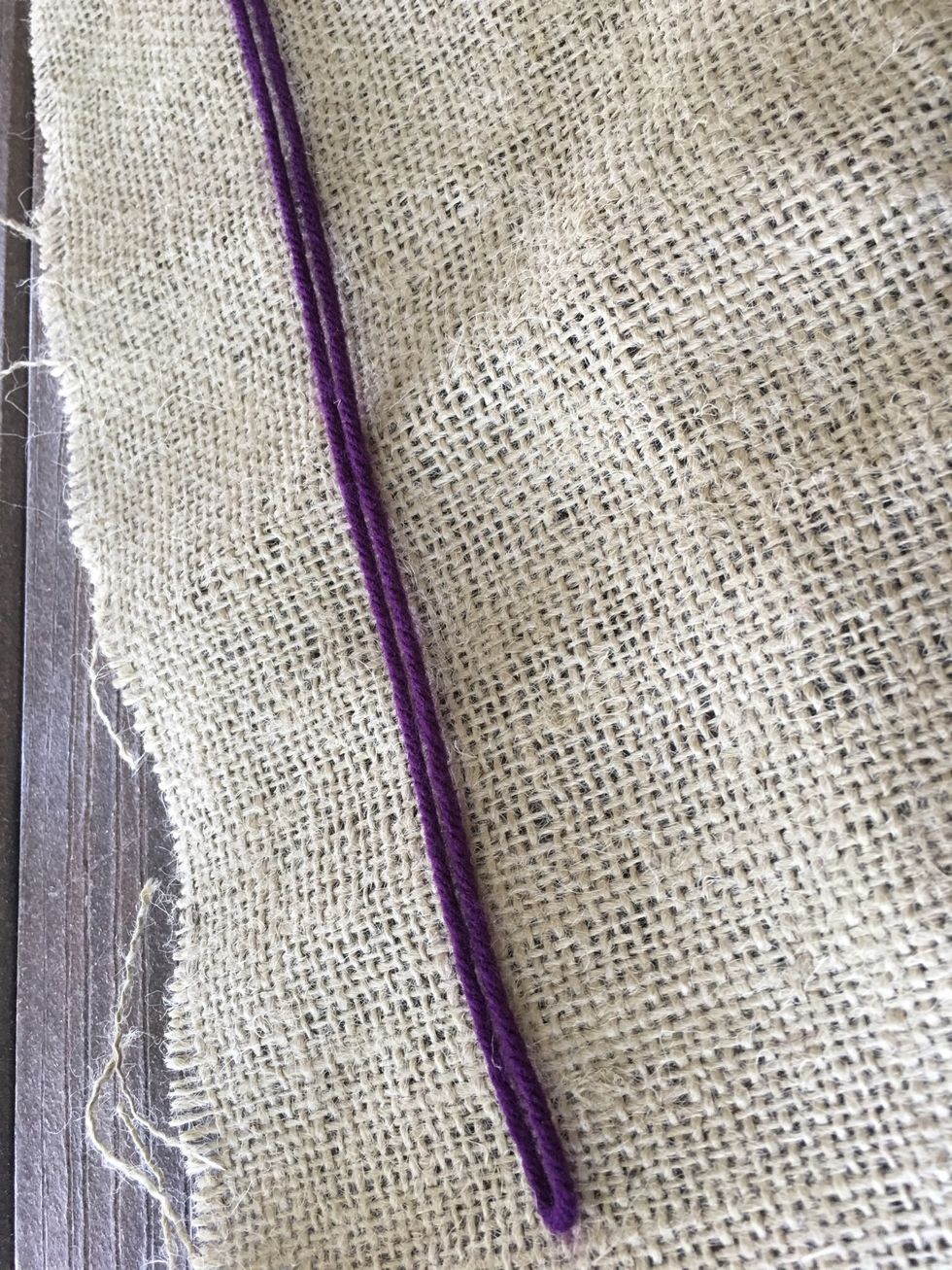 Lay out second color.