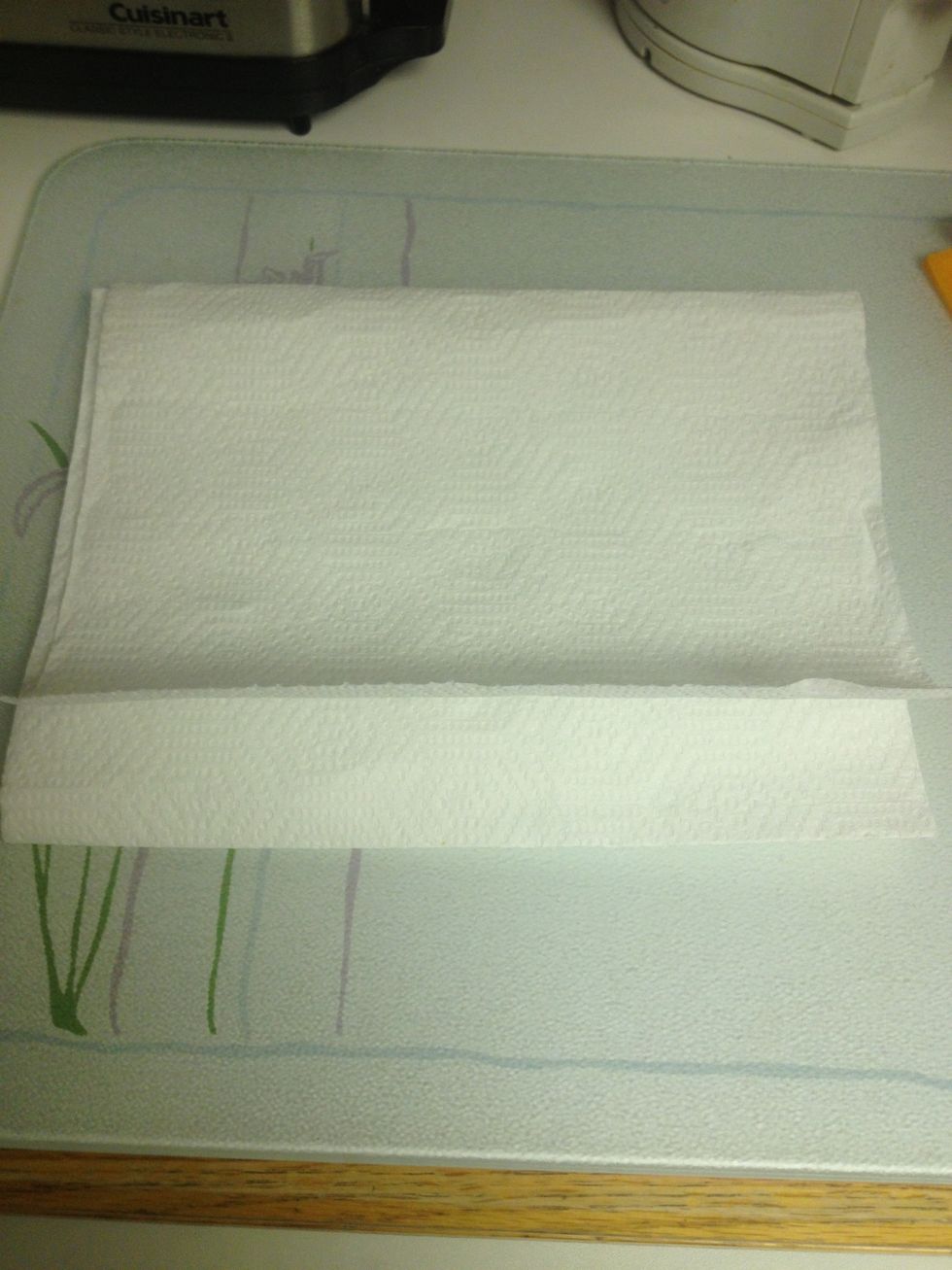 Lay out some paper towel. No reason to eat all that grease.