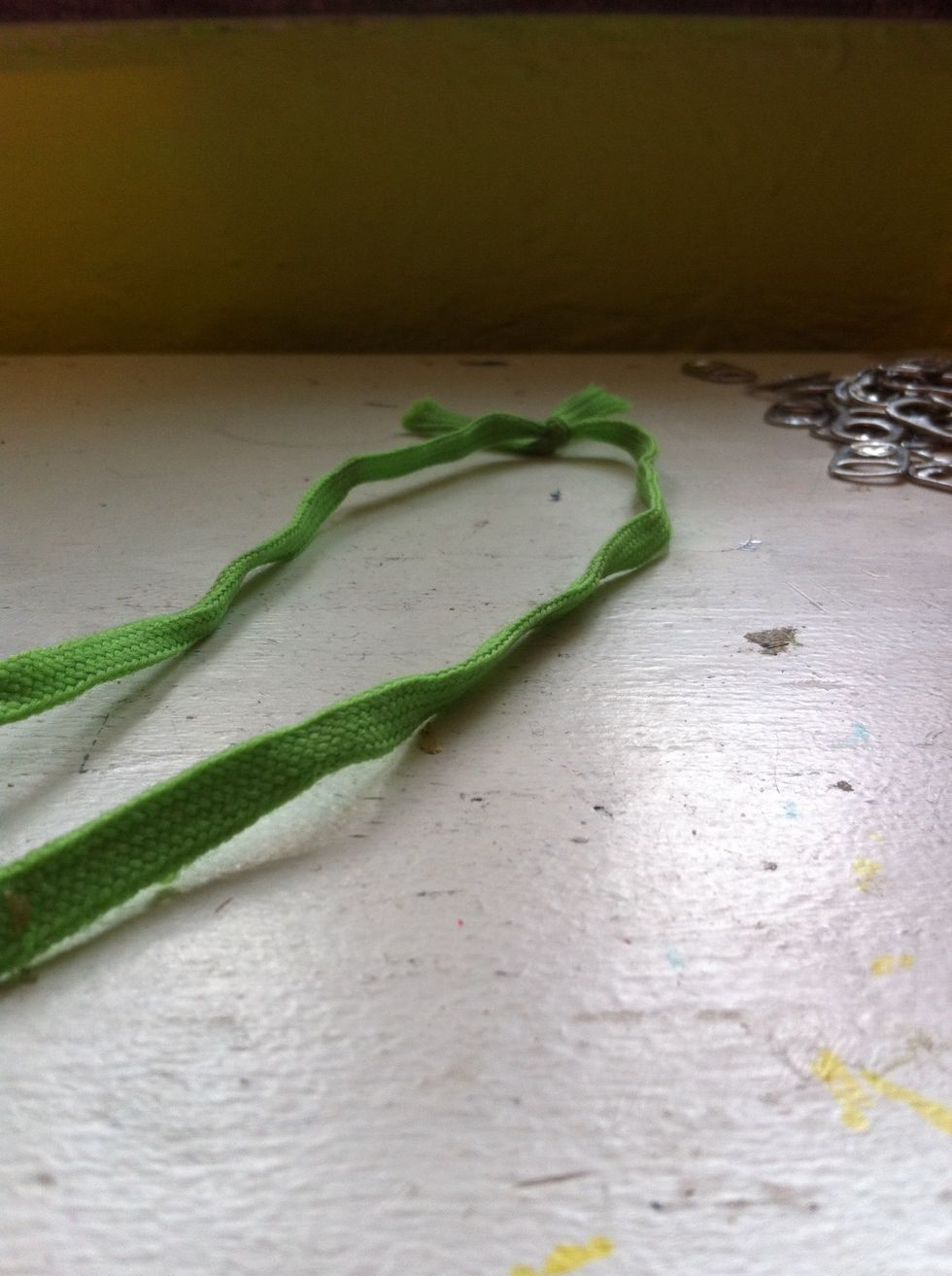 Lay out the string like this