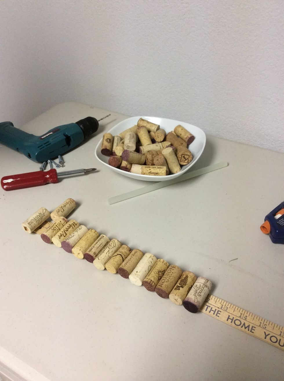 How to make a bulletin board yard of corks B+C Guides