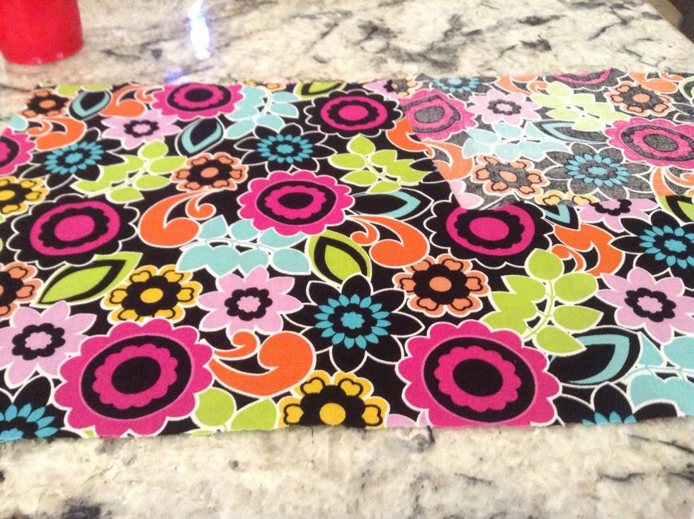Lay out your fabric