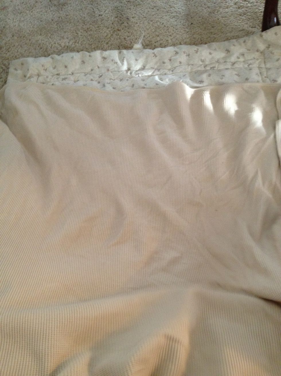 Lay the Blankie out flat, long ways up.