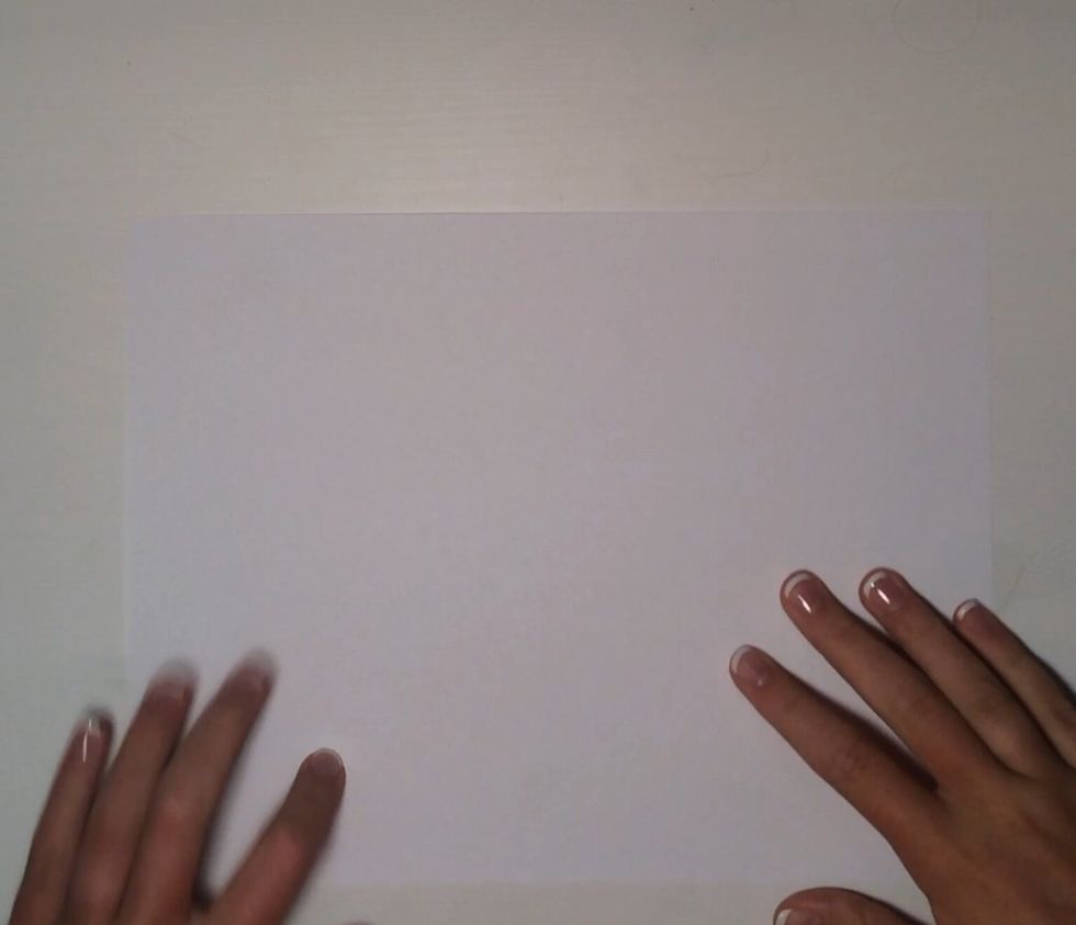 Lay the paper landscape.