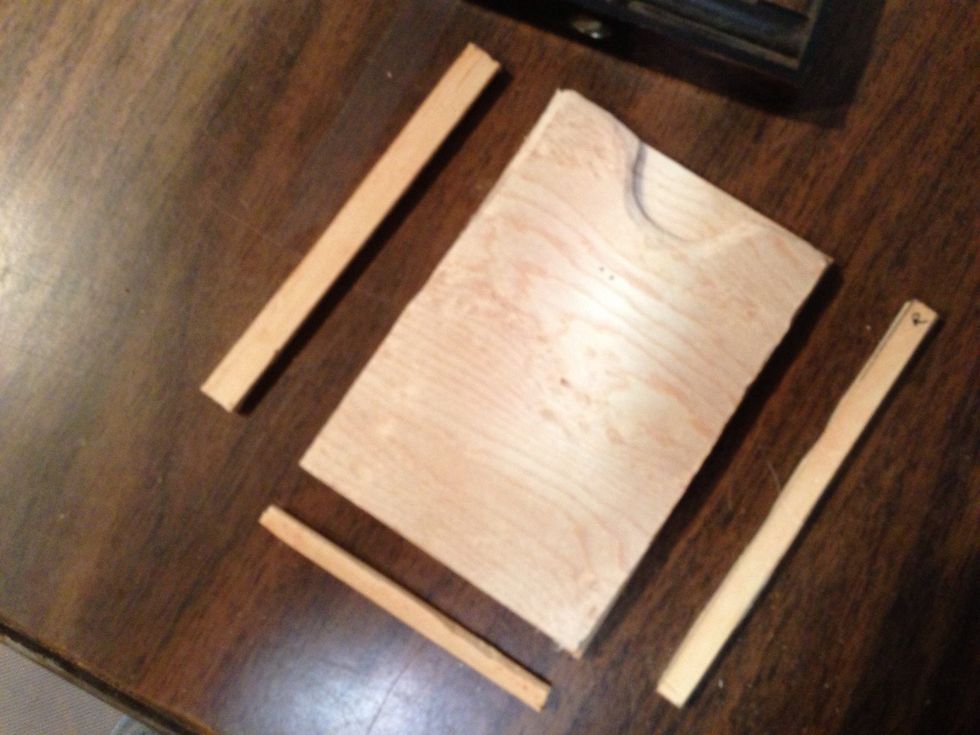 Lay the pieces out and check for fit. Do some light sanding because some parts will be sealed and you won't be able to sand items.